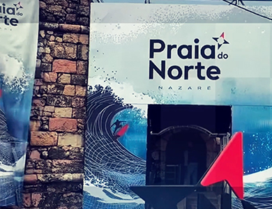Praia do Norte com novo Branding